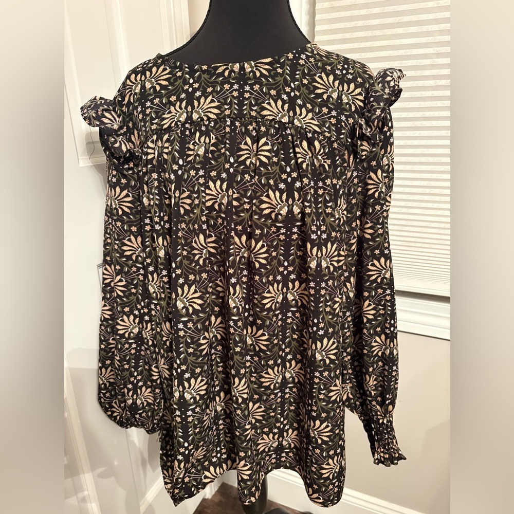 Boohoo Floral Long Sleeve Blouse – Size US 14 / UK 18 / EU 46